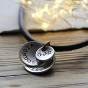 Mens Flippy Disk Necklace