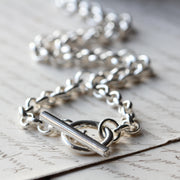 Heart T-Bar Necklace
