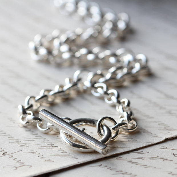 Heart T-Bar Necklace