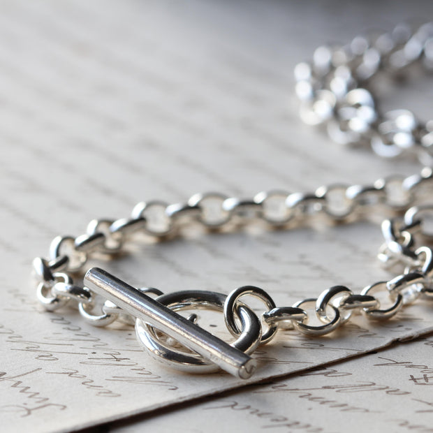 Heart T-Bar Necklace