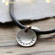 Mens Flippy Disk Necklace