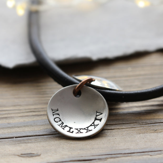 Mens Flippy Disk Necklace