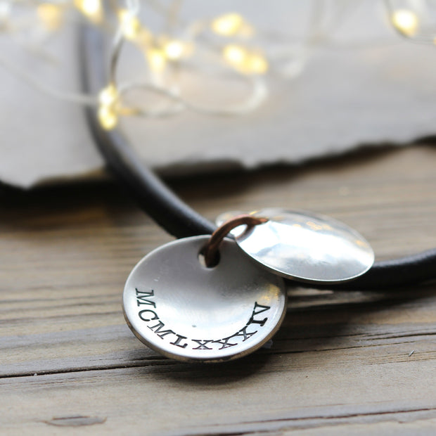 Mens Flippy Disk Necklace