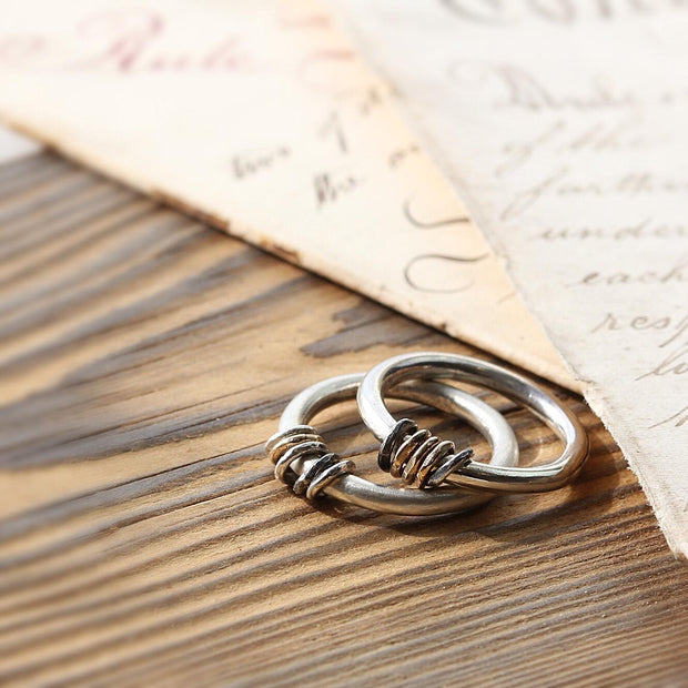 Gold and Silver Milestone Ring