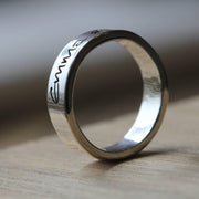 Own Handwriting Personalised Ring