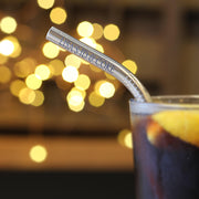 Personalised Straw Gift Set Eco Reusable Steel