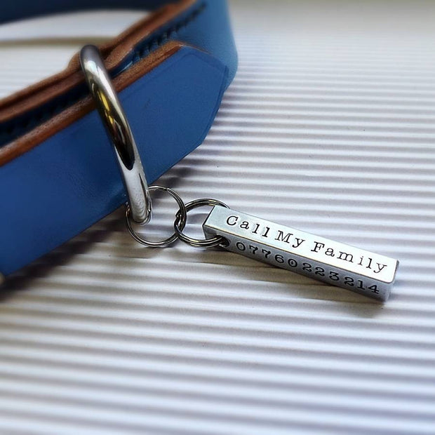 Square Peg Pet Name Tag