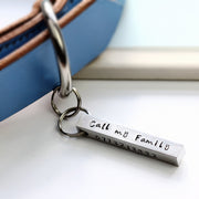 Square Peg Pet Name Tag