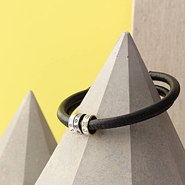 Three Ring Story Bracelet