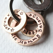 You Belong To Me Copper Personalised Keyring