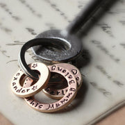 You Belong To Me Copper Personalised Keyring