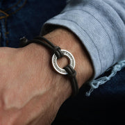 Personalised Silver Washer Bracelet