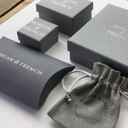 Black Paracord and Silver Medical Alert Bracelet