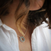 Personalised Silver Little Washer Necklace
