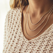 Personalised Silver Little Washer Necklace