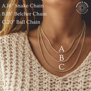Extra Slim Silver Medical Alert Allergy Necklace
