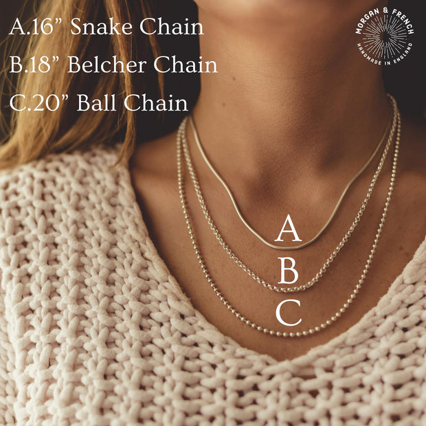 Extra Slim Silver Medical Alert Allergy Necklace