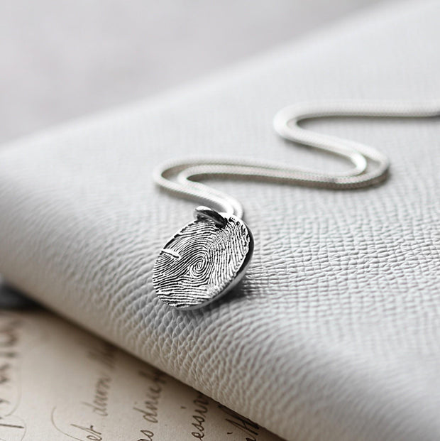 Round Fingerprint Charm - Solo