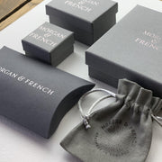 Deep Engraved Heart Cufflinks