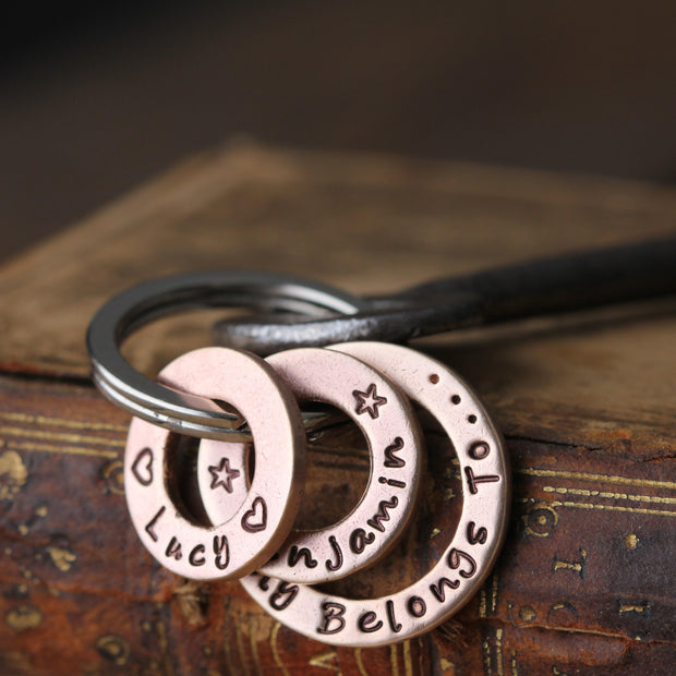 This Nanny Belongs To Copper Keyring