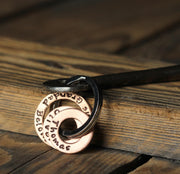 This Grandad Belongs To Copper Keyring