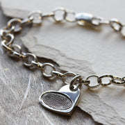 Heart Fingerprint Pendant