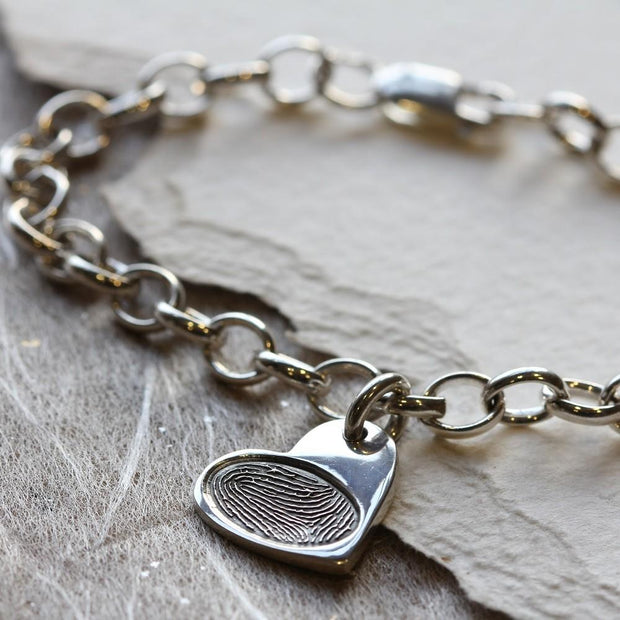 Heart Fingerprint Pendant