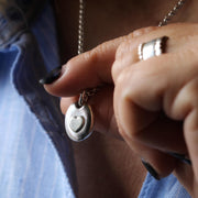 925 Sterling Silver Pebble Necklace