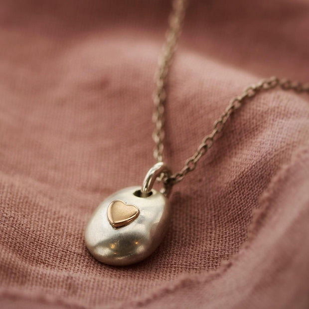 925 Sterling Silver Pebble Necklace
