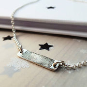 Fingerprint Bar Necklace