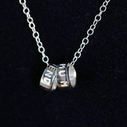 Personalised Silver Memo Necklace