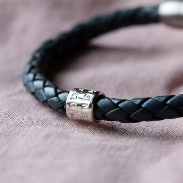 Personalised Silver Memo Bracelet
