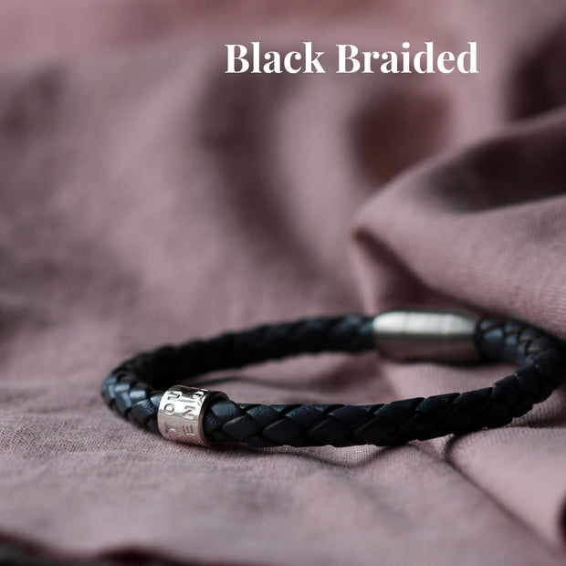 Personalised Silver Memo Bracelet