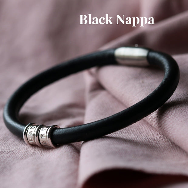 Personalised Silver Memo Bracelet