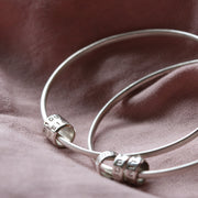Personalised Silver Memo Bangle