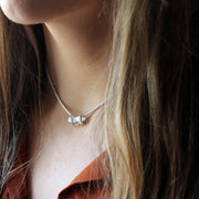Personalised Silver Memo Necklace