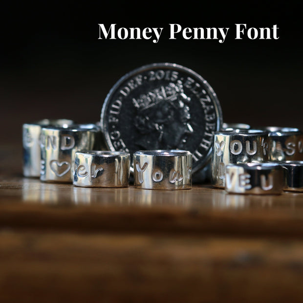Personalised Silver Memo Bangle