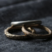 Sand Cast Sterling Silver Ring
