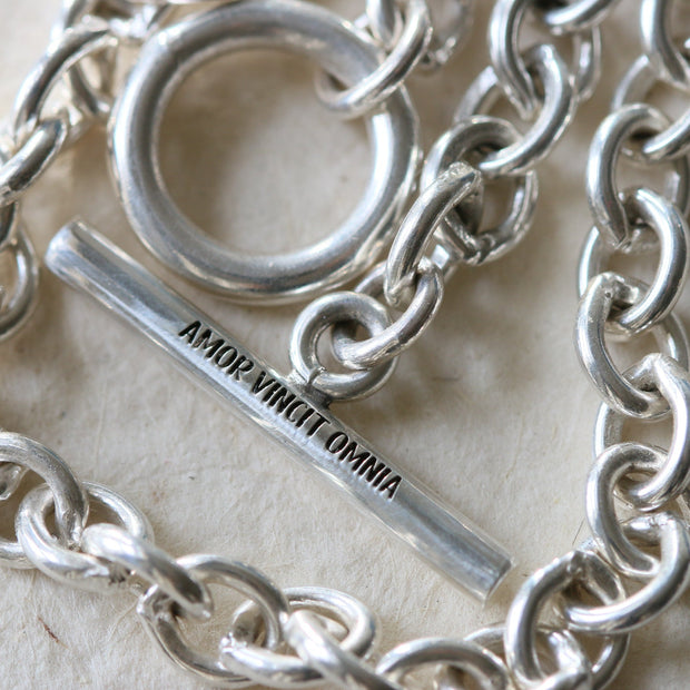 Heart T-Bar Necklace