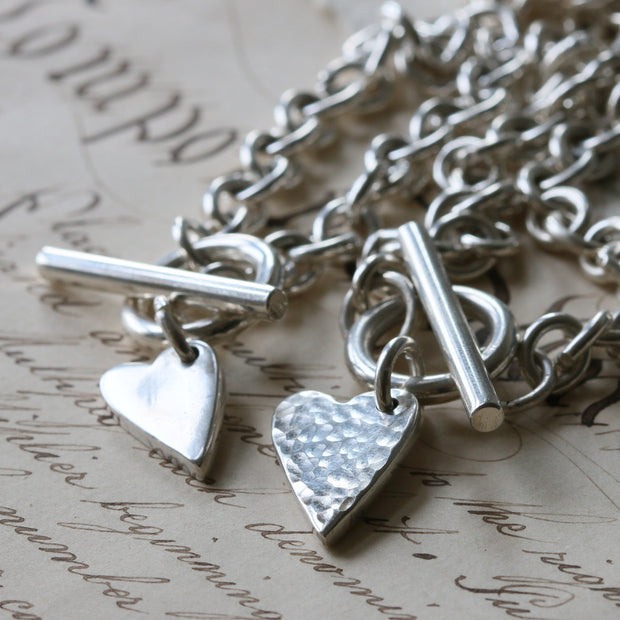 Heart T-Bar Bracelet