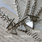 Heart T-Bar Necklace