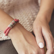 Individual Hand-stamped Silver Story Beads