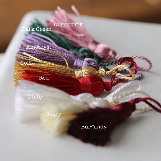Personalised Silver Bookmark with Tassel
